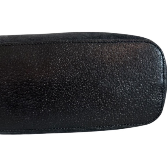 Gucci Black Monogram Canvas Hobo Bag - Picture 14 of 17